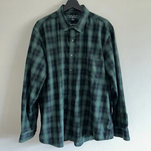 Clubroom Men’s Green Plaid Green Long Sleeve Button Down  Career Shirt Sz XXL - Picture 1 of 10