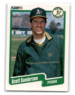 1990 Fleer Update - Scott Sanderson #U-118 - Image 1 of 2