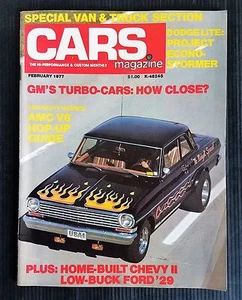 Cars Magazine Feb 1977 - Special Van & Truck Section - 1929 Ford - Chevy II - Picture 1 of 2