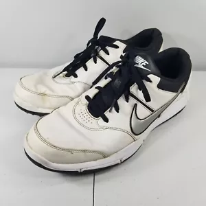 Zapatos de golf Nike Durasport 4 blancos metálicos plateados negros 844550-100 talla 12 para hombre’s - Imagen 1 de 8