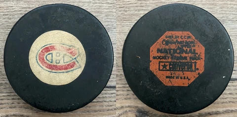 Assorted Vintage Montreal Canadiens Hockey Pucks You Pick Richard Lafleur Dryden Cover