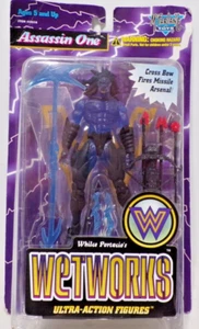 Figura de acción McFarlane WetWorks Assassin One 1996 ultra con arco cruzado - Imagen 1 de 4
