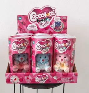 Coccolotti Love E Tell Peluche Orsetto Colorato Registra Audio Charm Portachiavi - Foto 1 di 6