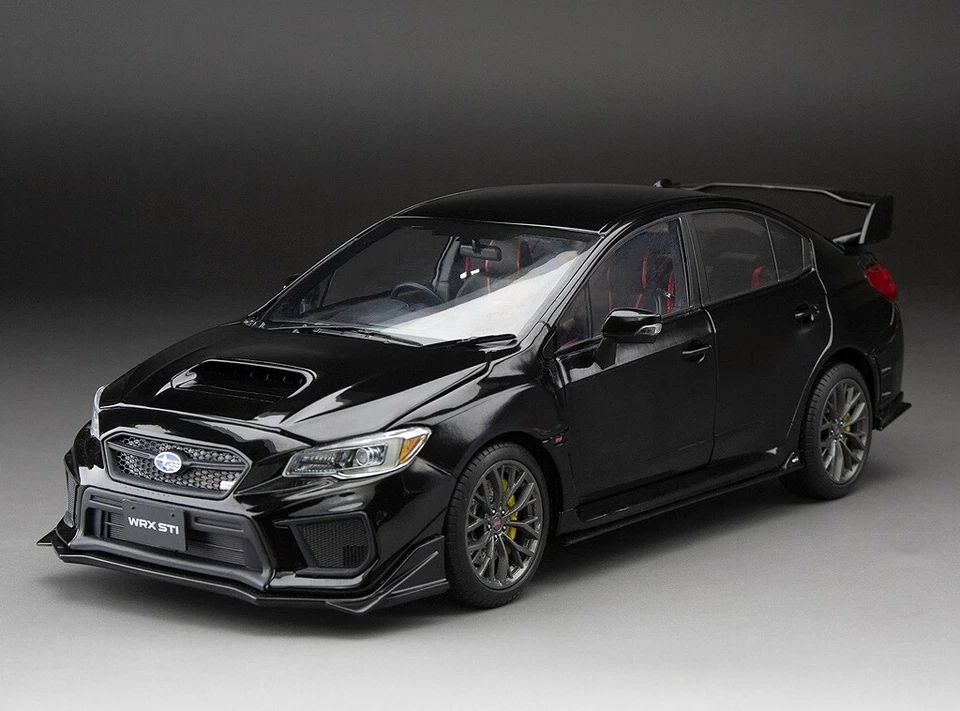 Subaru WRX STI Customised Version Black 1 18 SUNSTAR 5557