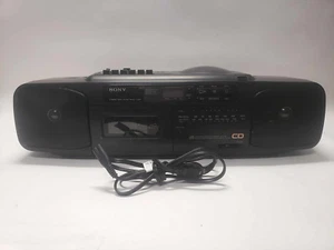 Sony CFD-50 AM/FM Stereo CD Player Radio Boombox (Cassette Not Working) - Picture 1 of 11