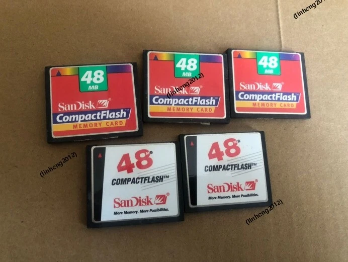 5PCS   48MB  Sandisk  Compact Flash Card  48MB CF Memory card - Image 1 of 2