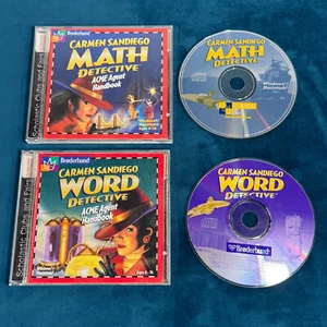 Carmen Sandiego: Math & Word Detective (Vintage PC / Mac CD-ROM, 1998) ACME - Picture 1 of 3