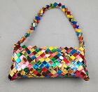Candy Gum Wrapper Purse Shoulder Bag Recycle Folded Wrappers