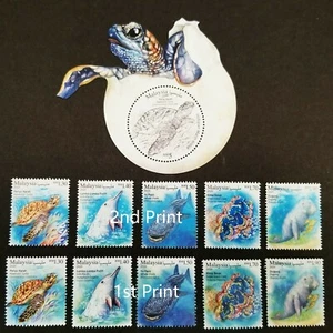 *ENVÍO GRATUITO Malasia Definitive Iconic Marine Life 2020 (sello 1&2 + ms) M... - Imagen 1 de 5