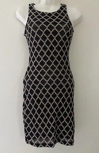 Womens AQUA Black Mesh Lace Formal Dress  - Picture 1 of 5