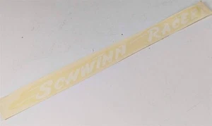 Schwinn Racer White Chainguard Original Water Transfer Decal 1957 - Picture 1 of 5