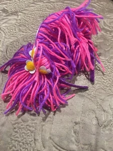 Poppy Trolls Girls Kids Costume Headband Pink Hair great condition - Picture 1 of 6