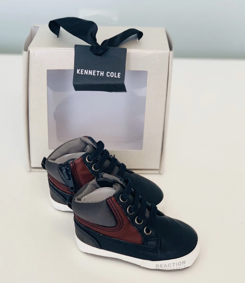 Kenneth Cole Reaction Baby Niall North High Tops, Size 2 (3-6mo) - Image 1 of 1