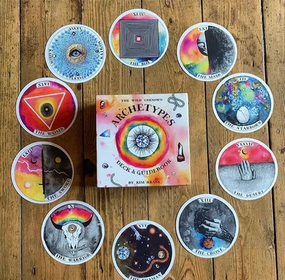 Wild Unknown Archetypes Oracle Deck by Kim Krans (2019, Hardcover) - Image 1 of 4