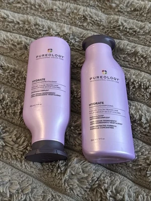 Pureology Hydrate Moisturizing Shampoo & Conditioner Set 9oz each “READ” - Image 1 of 4