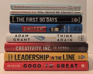Book Lot of 8 Self Help BUSINESS Leadership MANAGEMENT Sales CREATIVITY Switch - Picture 1 of 6