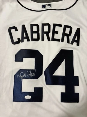Miguel Cabrera Autograph Jersey On Authentic Jersey JSA COA - Image 1 of 4