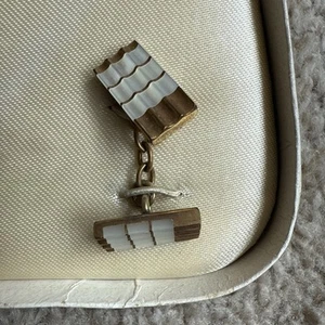 Vintage Manschettenknöpfe Gold & Perlen verpackt 50er Jahre  - Bild 1 von 5