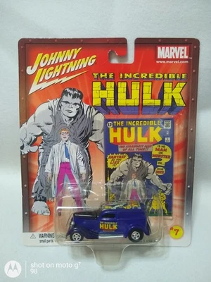 Johnny Lightning Incredible Hulk Marvel Car Series #7  '33  Delivery 🟣 - Image 1 of 4