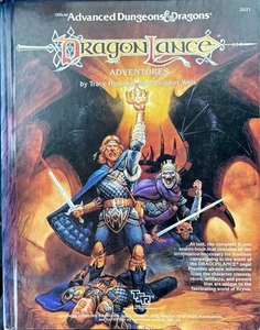 Dragonlance Adventures 1987 Hardcover  Advanced Dungeons Dragons AD&D TSR - Imagen 1 de 4