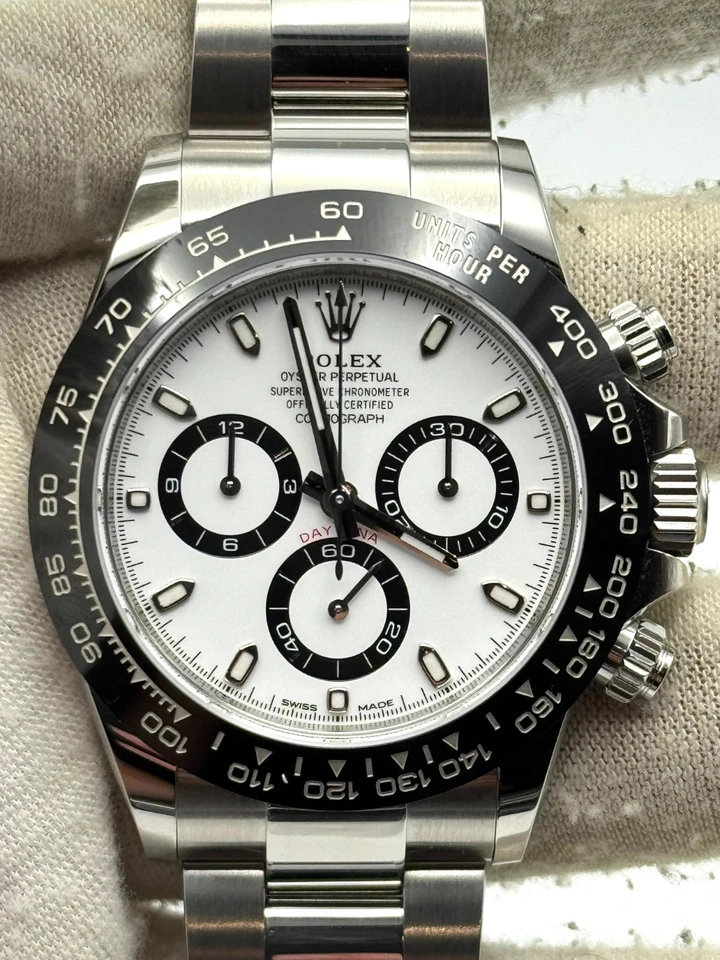 eBay Live - Rolex Cosmograph Daytona Ceramic White Dial 116500LN Mint 12/2021 - Image 1 of 1