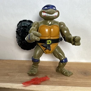 Tmnt Storage Shell Donatello Cintura Nera Tartarughe Ninja Rara 1994 Con Coltello Pesce - Foto 1 di 12