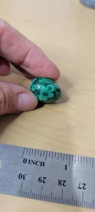 Small Natural Malachite Egg - Picture 1 of 5