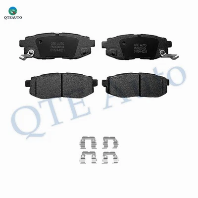 Kit de pastillas de freno traseras de cerámica para Subaru BRZ 2013-2015 con rotores ventilados Foto 1 de 4