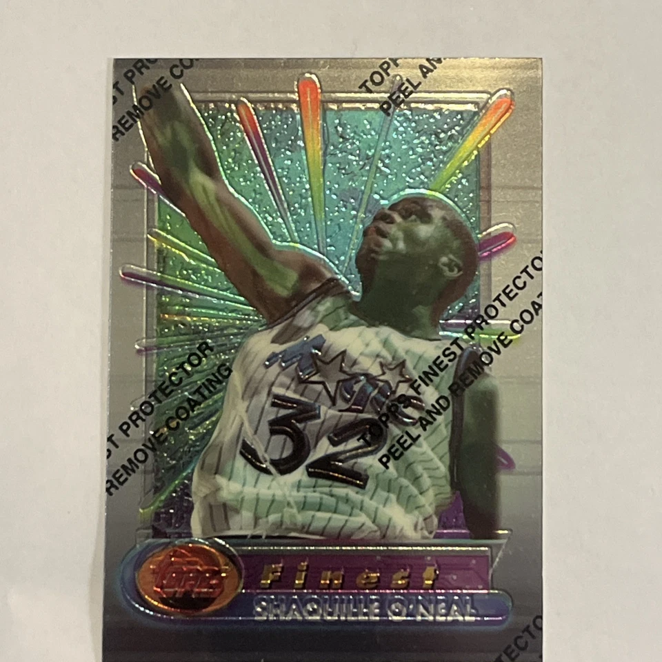 1994-95 Topps Finest - Refractor #32 Shaquille O'Neal Foto 1 de 3