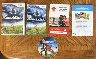 Xenoblade Chronicles (Wii, 2012) Nintendo disco perfeito raro autêntico EUA - Imagem 1 de 2