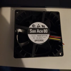 Ventilateur pour ordinateur San Ace 80 modèle 9GO812P1F09 Sanyo Denki - Photo 1/4