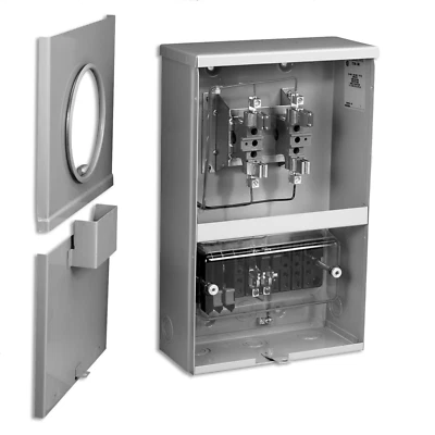 ABB Microlectric CT113-SWL 20A 600V Transformer Rated Meter Socket, Test Switch - Image 1 of 4