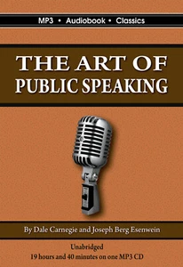 The Art of Public Speaking by Dale Carnegie - MP3 CD in DVD case - Picture 1 of 4