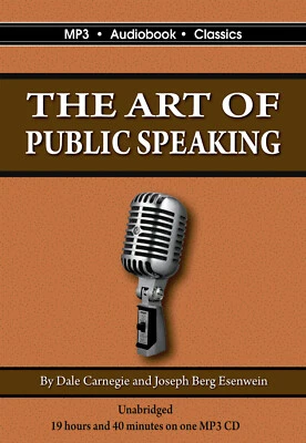 The Art of Public Speaking by Dale Carnegie - MP3 CD in DVD case - Image 1 of 4