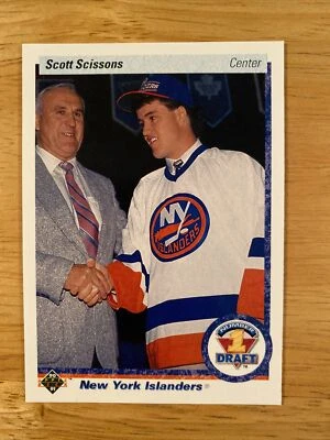 1990-91 Upper Deck Hockey #357 Scott Scissons RC - Image 1 of 2