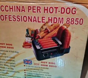 MACCHINA PER HOT DOG CUOCE PANE E WURSTEL DCG - Foto 1 di 3