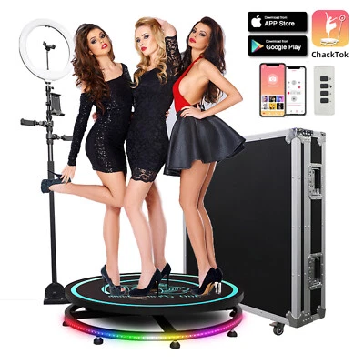 MWE 360 Photo Booth Video Booth Platform Automatic Spinner Motorized Wedding Party