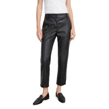 Velvet by Graham & Spencer Womens Black Faux Leathr Leather Pants 8 BHFO 6119