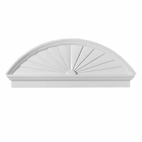 Half Round Door Pediment White Urethane Renovators Supply Cover