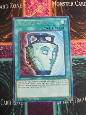 Yu-Gi-Oh! Pot of Duality KICO-EN054 1st Edition Rare NM a1/ - Image 1 of 4