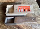 Boxwood Chessmen Box - Vintage Dovetail Dominoe Box