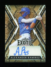 2023 Leaf Exotic Snakeskin Alexander Ramirez Auto Autograph RC 8/10 ANGELS