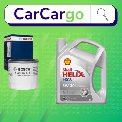 BOSCH Service Kit Fit Ford Focus C-Max 1.6 Ti Petrol 2004-2007 Filter Shell Oil - Image 1 of 4
