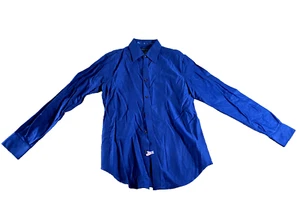Structure Shirt Mens Small 35-37 Blue Button Down Long Sleeve Shirt - Picture 1 of 15