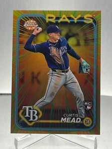 2024 Topps cromo actualización Curtis Mead RC radiante novato #rr-30 - Imagen 1 de 2