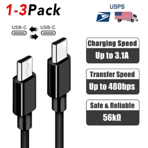 Fast Charging Type C Cable Cord For Samsung Galaxy S10 S20 S21 S23 Ultra S24+ 5G - Picture 1 of 17