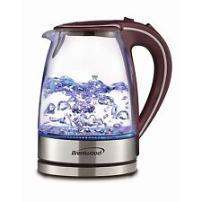 Brentwood 1.7-liter Tempered Glass Tea Kettle in Purple