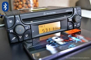 Reproductor de radio Bluetooth Mercedes Audio 10 CD MF2910 w210 w202 w140 CLK SLK Becker - Imagen 1 de 17