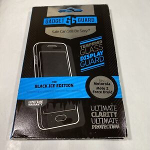 New Gadget Guard Black Ice Tempered Glass Screen Protector for Moto Z Force