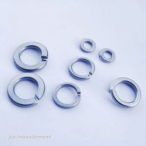 Federringe DIN127 Edelstahl VA M2 M2,5 M3 M4 M5 M6 M7 M8 Sperringe Federscheibe - Bild 1 von 1